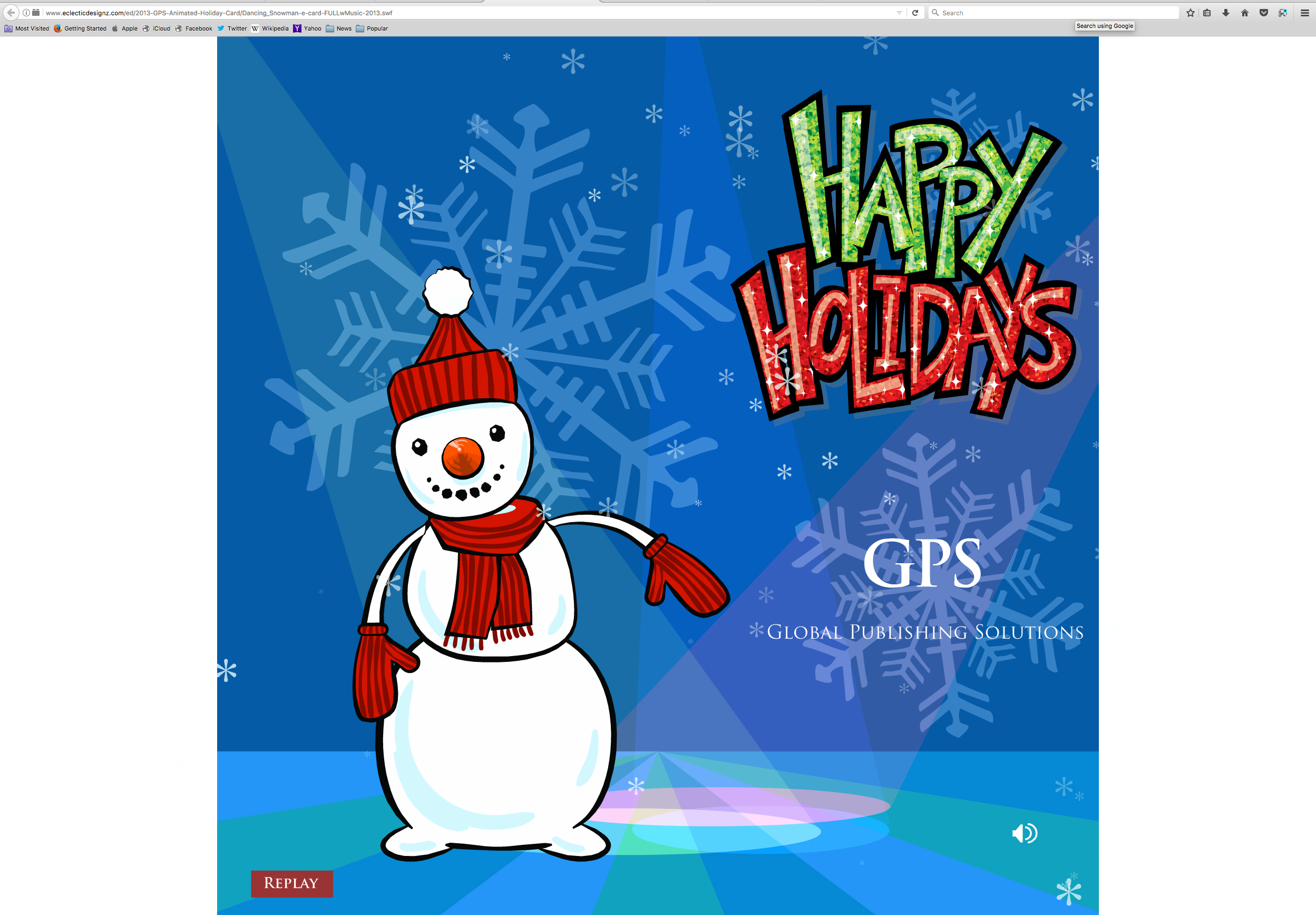 GPS Animated Holiday Card 2013
