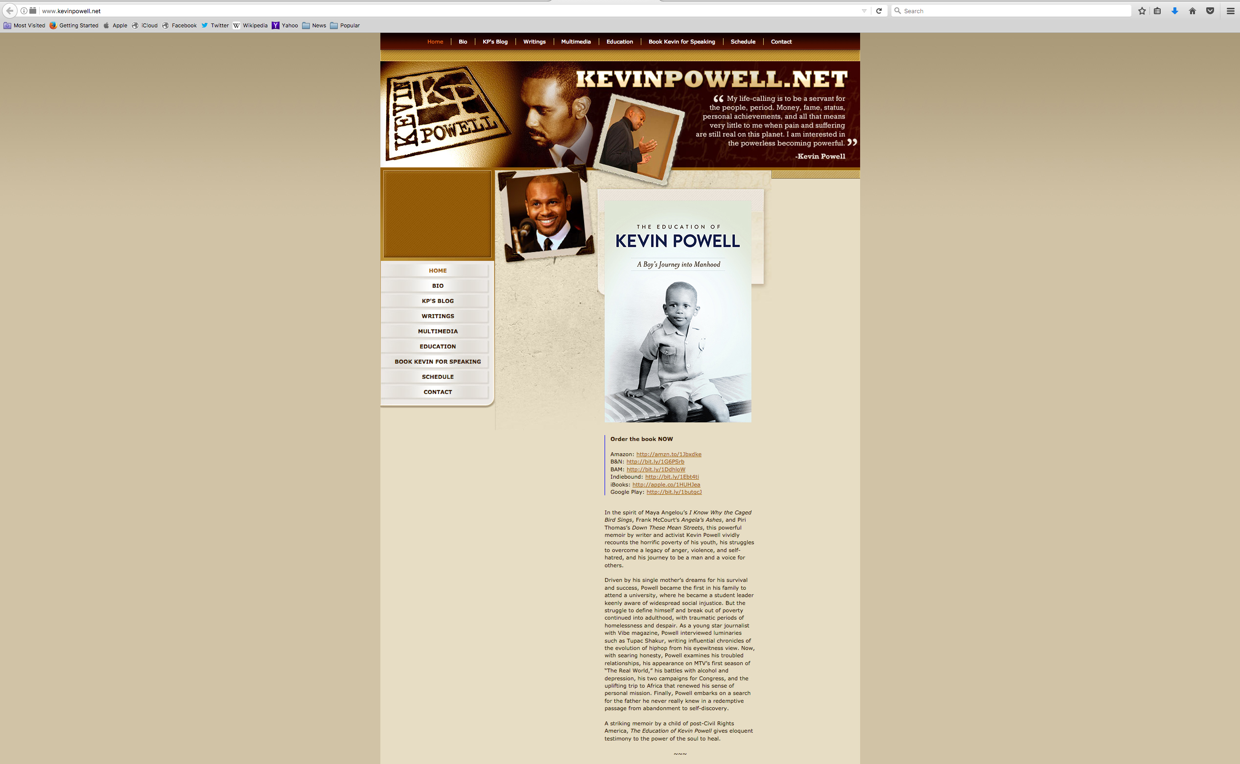 Kevin Powell Web Maintenance