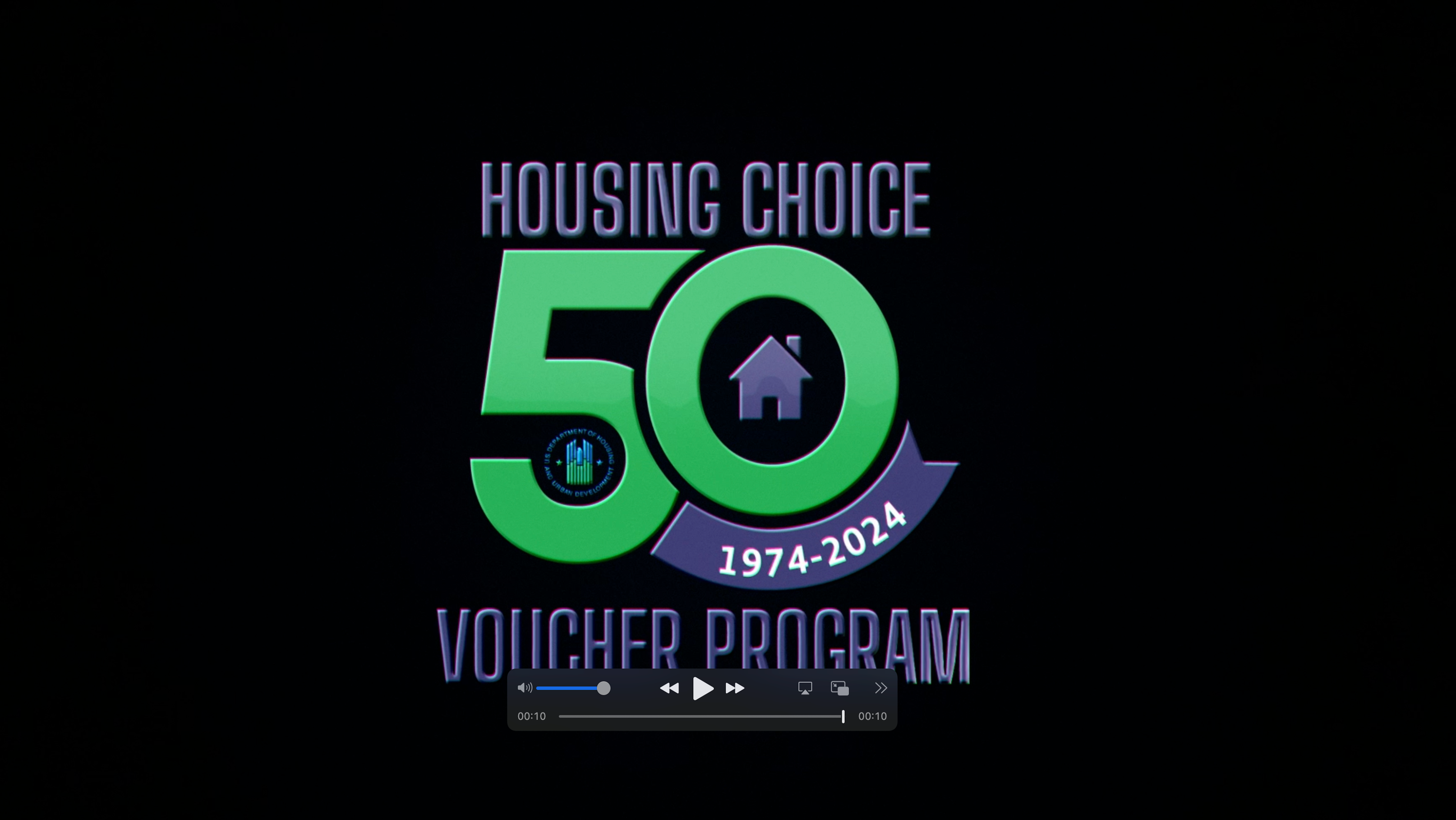 Housing Choice Voucher 50th Anniversary Logo Reveal