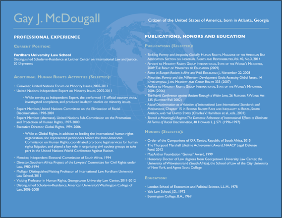 McDougall Candidate Flyer