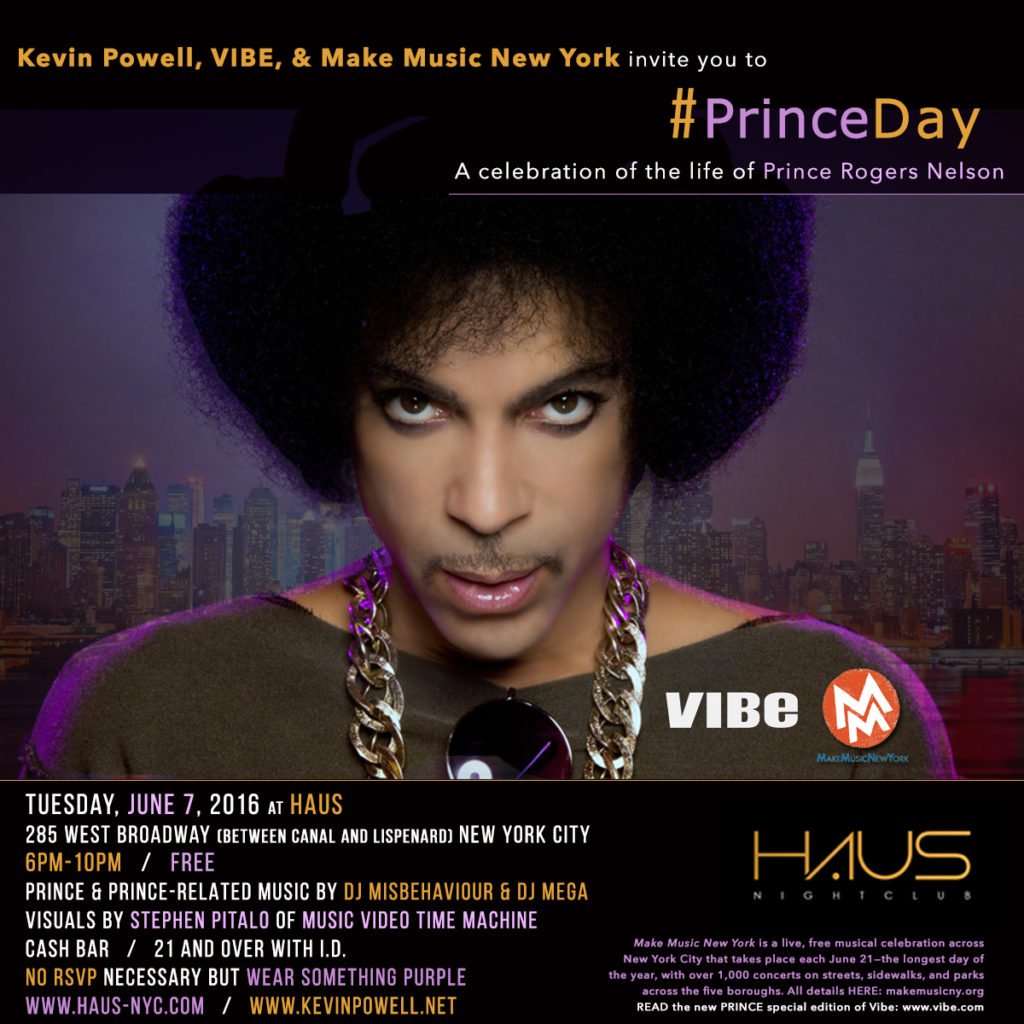 Prince Celebration Flyer