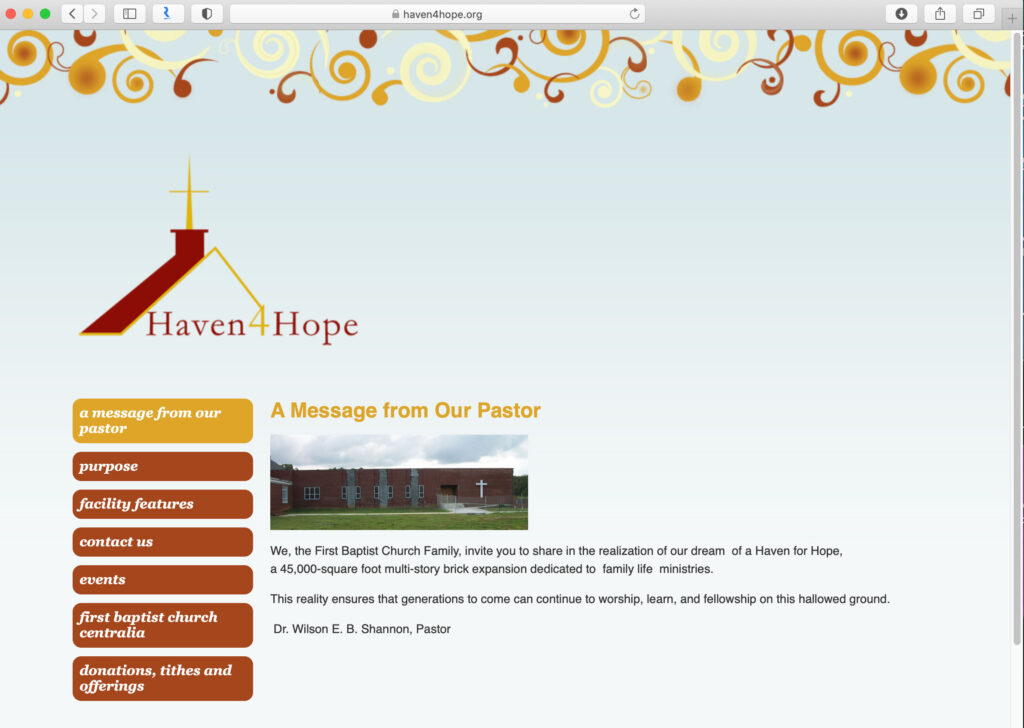 Haven 4 Hope Web Design