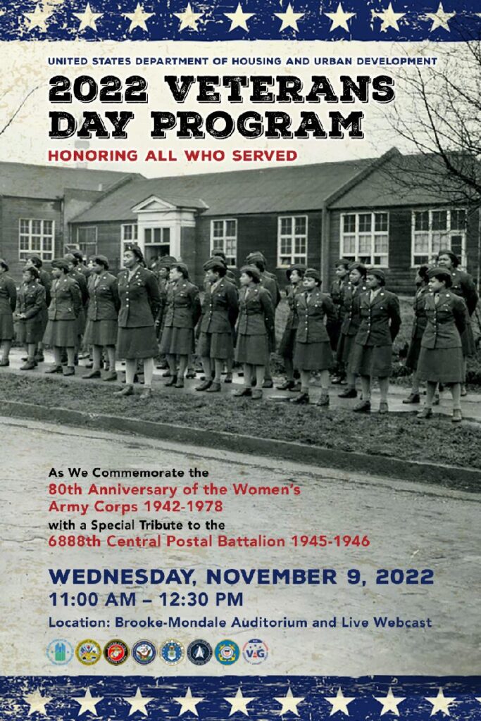 2022 HUD VAG Veterans Day Program Cover